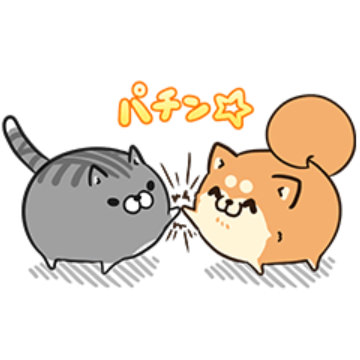 【無料】ボンレス犬猫 x 便利アカウント【LINEスタンプ】