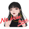【無料】KATE NO MORE RULES.【LINEスタンプ】