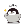【無料】心くばりペンギン×RIZAP【LINEスタンプ】