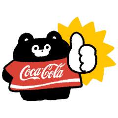 【無料】くまのまーくん｜コカ･コーラ【LINEスタンプ】