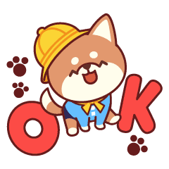 【無料】まいにち使える♡DOSIの柴犬スタンプ【LINEスタンプ】