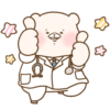 【無料】ともだちはくま × LINEドクター【LINEスタンプ】