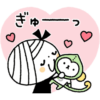 【無料】毎日使える♡ボブGIRL × モモンキー【LINEスタンプ】