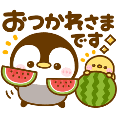 【無料】夏につかえる♪ぺんぺん【LINEスタンプ】