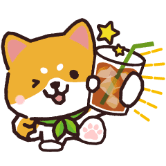 【無料】ティーライフの看板犬「ラッキー」【LINEスタンプ】