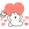 【無料】口の悪いうさちゃん × LINE NEWS【LINEスタンプ】