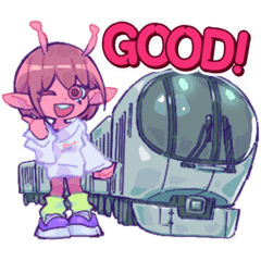【無料】銀河特急 ミルキー☆サブウェイ×西武鉄道【LINEスタンプ】