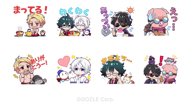 【無料】ドズル社×麺づくり【LINEスタンプ】