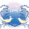 【無料】星空に愛をささやく鳥たち【LINEスタンプ】