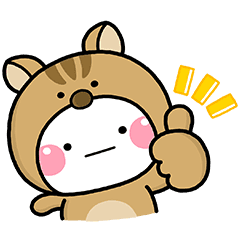 【無料】秋限定♪しろまるスタンプ【LINEスタンプ】