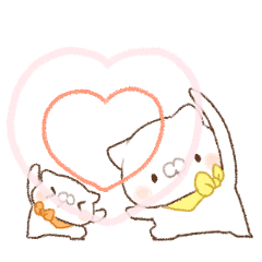 【無料】使いやすい♡こどもにゃんこ×TCB【LINEスタンプ】