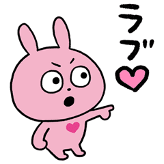 【無料】ラブラビット × 選べるニュース【LINEスタンプ】