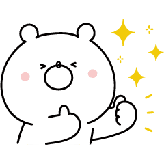【無料】ガーリーくまさん × LINE NEWS【LINEスタンプ】