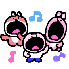 【無料】ニョイズ（ウワァァァァァ！！！）【LINEスタンプ】