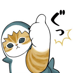 【無料】サメにゃん×セブン‐イレブン【LINEスタンプ】