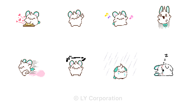 【無料】前髪のきゃぷす【LINEスタンプ】