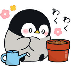 【無料】心くばりペンギン×NatureBank【LINEスタンプ】